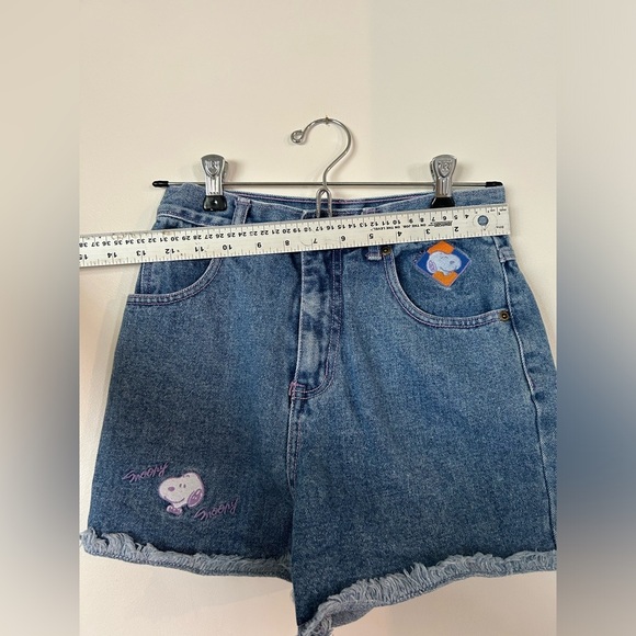 Vintage Snoopy High Rise Denim Shorts - Picture 4 of 11
